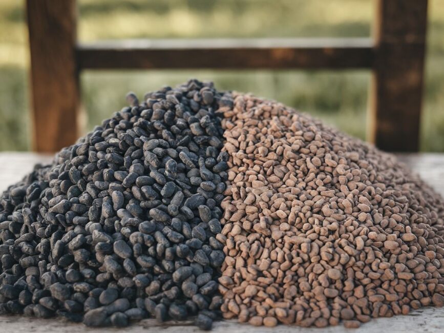 Ekogroszek i groszek w opakowaniach